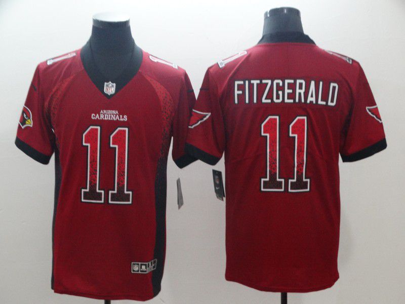Men Arizona Cardinals #11 Fitzgerald Red Drift Fashion Color Rush Limited NFL Jerseys->cincinnati bengals->NFL Jersey